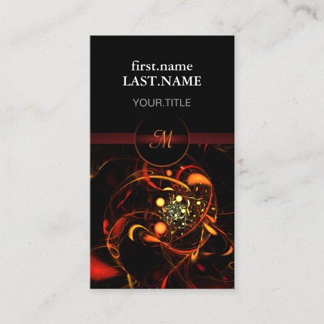 Professional Modern Elegant Cool Heartbeat Business Card (Front)