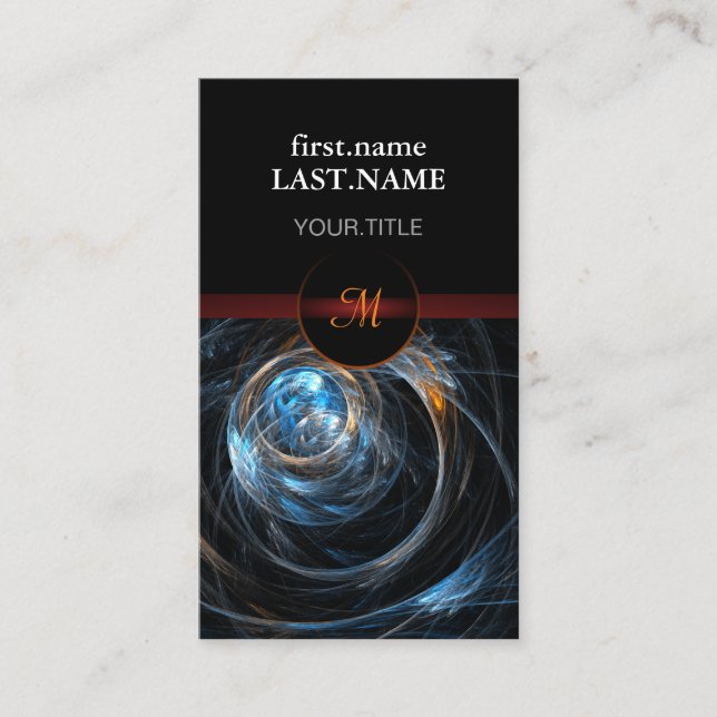 Professional Modern Elegant Cool World Business Card (Front)