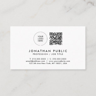 Professional Modern Elegant Custom Text Template Business Card