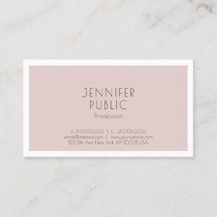 Professional Modern Elegant Minimalist Design Business Card