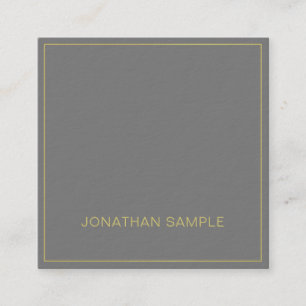 Professional Modern Elegant Premium Thick Luxury Square Business Card