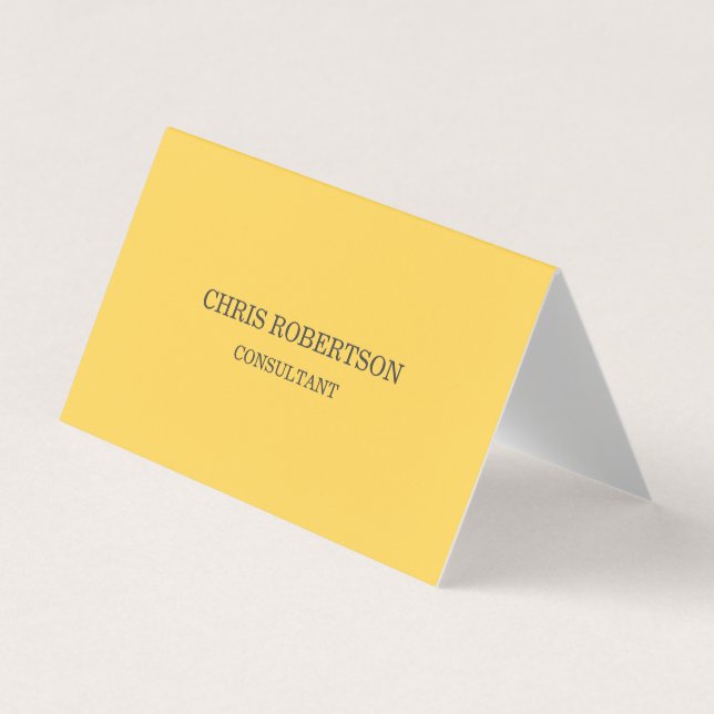 Professional Modern Elegant Simple Business Card (Front)