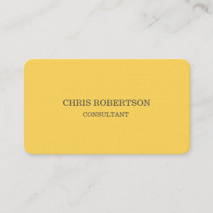 Professional Modern Elegant Simple Premium Linen Business Card