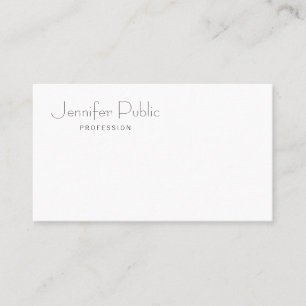 Professional Modern Elegant Simple Template Matte Business Card