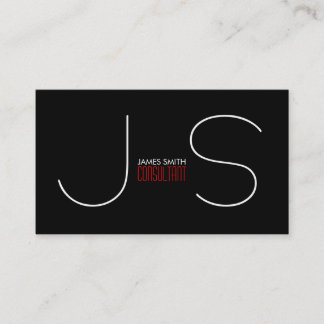 Professional modern elegant smooth business card