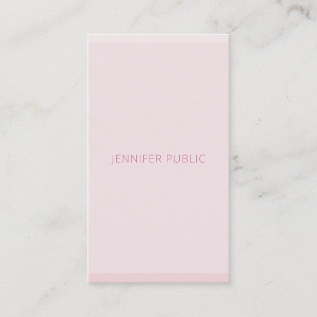 Professional Modern Elegant Trend Colours Template Business Card (Front)