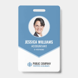 Professional Modern Employee Event Staff ID Badge