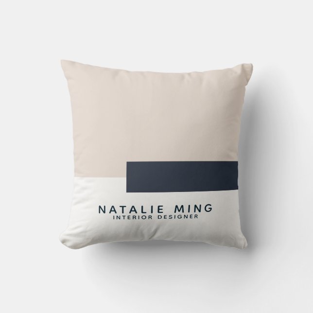 Professional Modern Geometric Cushion (Front)
