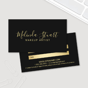 Professional Modern Gold and Black Appointment