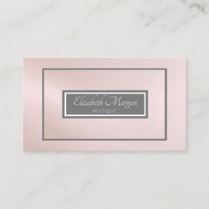 Professional Modern  Grey Frame Business Card
