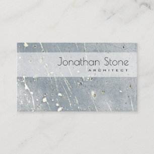Professional Modern Grey & White Concrete Texture Business Card
