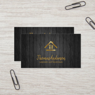 Professional Modern Home Repair Handyman Business Card