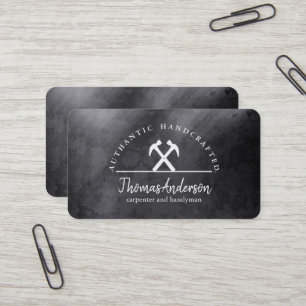 Professional Modern Home Repair Handyman Business Card