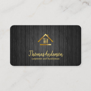 Professional Modern Home Repair Handyman Business Card
