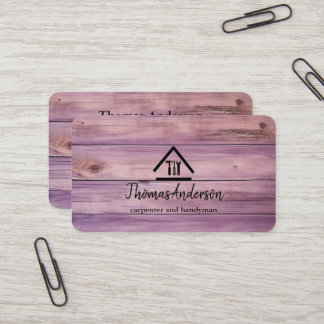 Professional Modern Home Repair Handyman Business Card