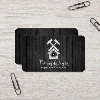 Professional Modern Home Repair Handyman Business Card