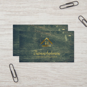 Professional Modern Home Repair Handyman Business Card