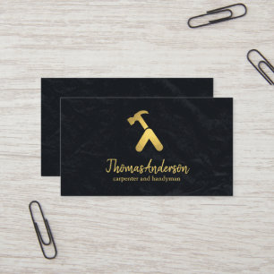 Professional Modern Home Repair Handyman Business Card