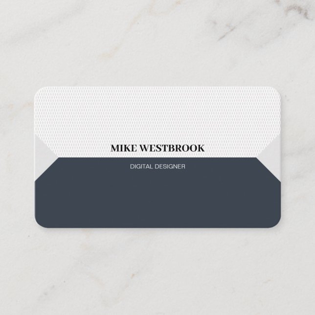 Professional Modern Minimal, Custom Personalised Business Card (Front)