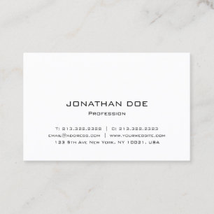 Professional Modern Minimal Template Elegant Business Card