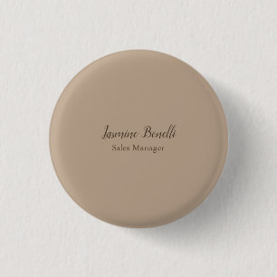 Professional Modern Minimalist 3 Cm Round Badge