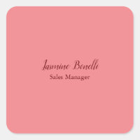 Professional Modern Minimalist Add Name Personal