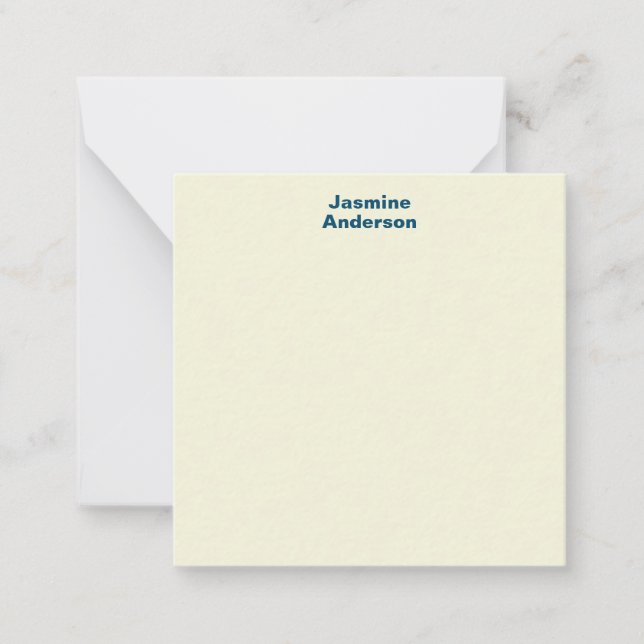 Professional Modern Minimalist Beige Colour Card (Front)