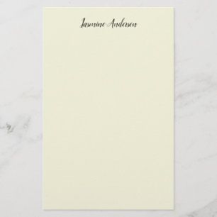 Professional Modern Minimalist Beige Colour Stationery