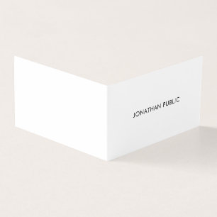Professional Modern Minimalist Elegant Simple Cool Business Card