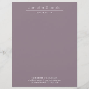Professional Modern Minimalist Elegant Template Custom Letterhead