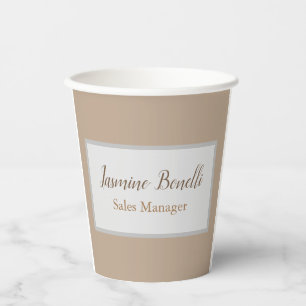 Professional Modern Minimalist Paper Cups