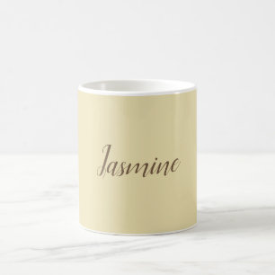 Professional Modern Minimalist Pastel Beige Colour Coffee Mug