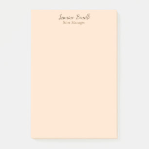 Professional Modern Minimalist Pastel Colour Post-it Notes