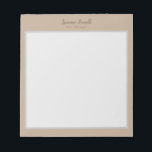 Professional Modern Minimalist Pastel Colours Notepad<br><div class="desc">You Can Easily Change the Fonts,  Background Image and Colour,  Letter Characters.</div>