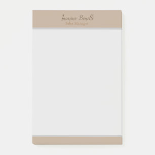 Professional Modern Minimalist Pastel Colours Post-it Notes