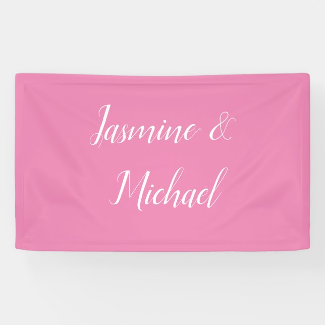Professional Modern Minimalist Pink Colour Banner (Horizontal)