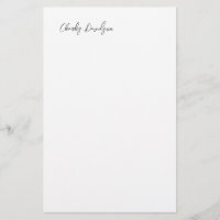 Professional Modern Minimalist Plain Calligraphy