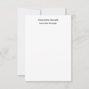 Professional Modern Minimalist Plain Card