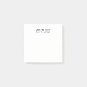 Professional Modern Minimalist Plain  Post-it Notes
