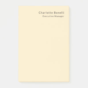 Professional Modern Minimalist Post-it Notes