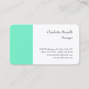Professional Modern Minimalist Premium Silk Business Card