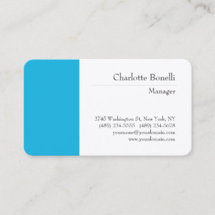 Professional Modern Minimalist Premium Silk Business Card