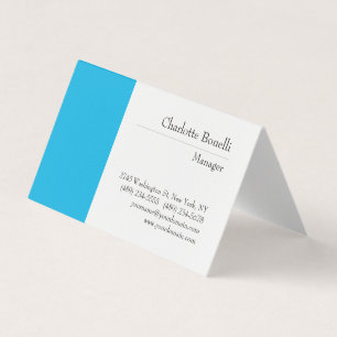 Professional Modern Minimalist Premium Silk Business Card