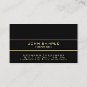 Professional Modern Minimalist Simple Design Business Card