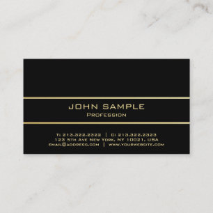 Professional Modern Minimalist Simple Design Business Card
