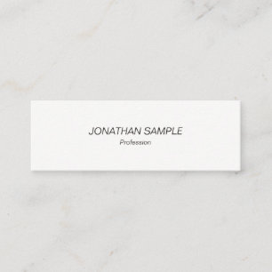 Professional Modern Minimalist Simple Design Mini Business Card