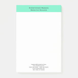 Professional Modern Minimalist Simple Plain Post-it Notes
