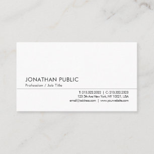 Professional Modern Minimalist Trendy Template Business Card