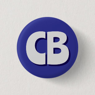 Professional Modern Monogram Minimalist Initials 3 Cm Round Badge