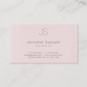 Professional Modern Monogram Template Elegant Business Card